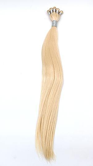 #613 Blonde Hand Tied Weft - Foxtail Hand Tied Hair Extensions